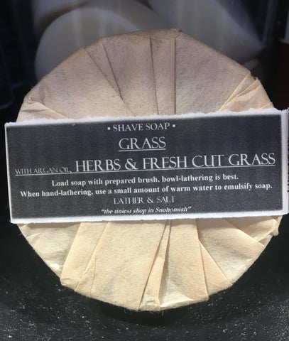 GRASS SHAVE SOAP
