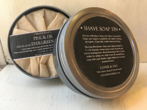 SHAVE SOAP TIN